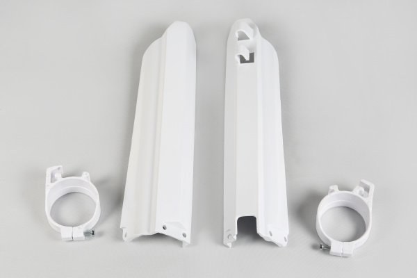 Fork Slider Protectors white for Yamaha YZ 125 - YZ 250 - YZ 400 F - WR 400 F - YZ 250 F - WR 250 F - YZ 426 F - WR 426 F - ...